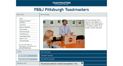 Desktop Screenshot of pbjpitt.toastmastersclubs.org