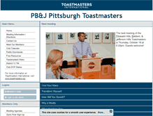 Tablet Screenshot of pbjpitt.toastmastersclubs.org