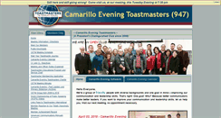Desktop Screenshot of camarillo.toastmastersclubs.org