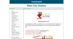 Desktop Screenshot of pcorators.toastmastersclubs.org